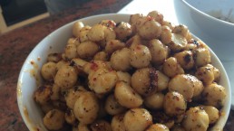 Roasted macadamias